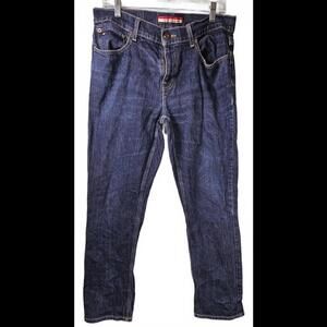Tommy Hilfiger Men's Dark Blue Denim Jeans 34x30